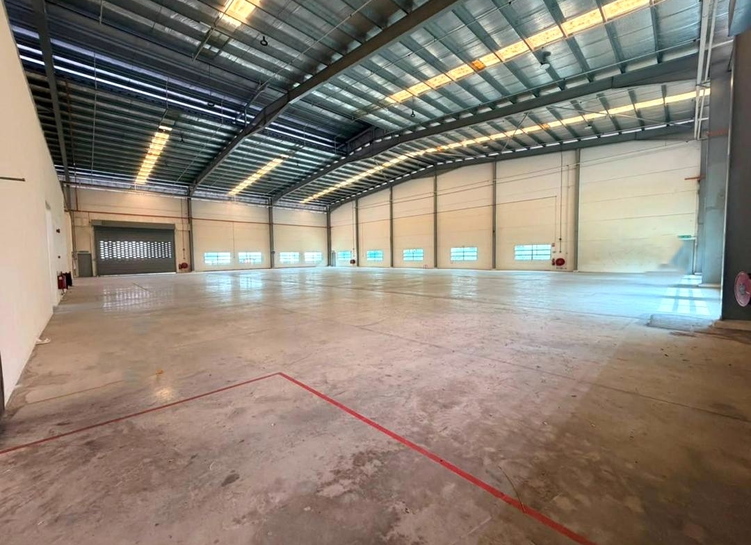 I-Park Senai Airport City freehold corner detached factory for sale with 31,202 sq.ft. built-up area and 600 Amp power supply.