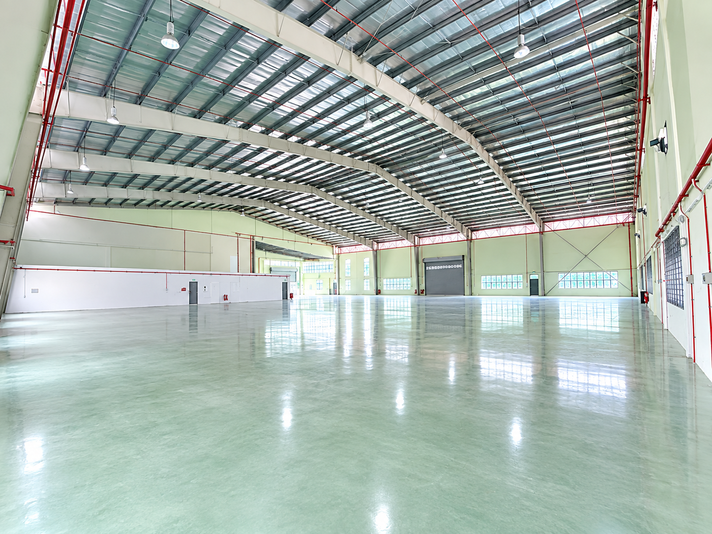 Desa Cemerlang Factory Interior Desa Cemerlang factory interior with 9 metre ceiling