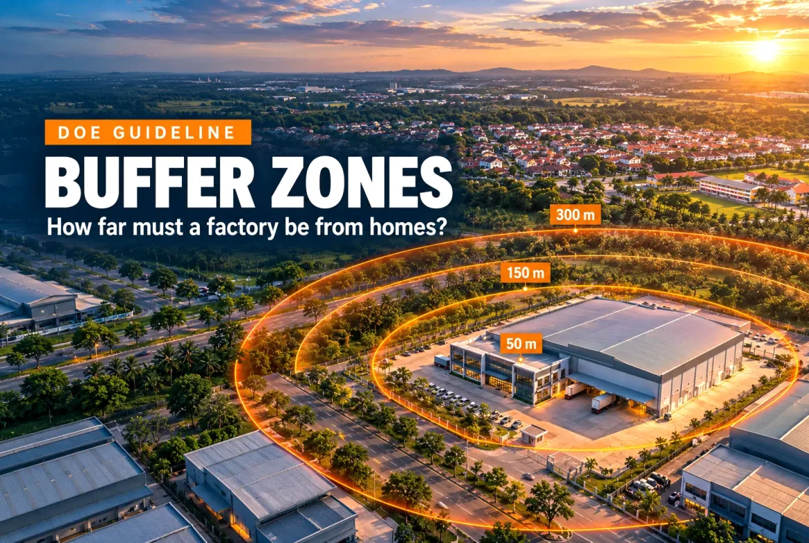 Johor Factory For Sale & Rent in Johor Bahru (JB) DOE Buffer Zone Guidelines for Factories in Johor