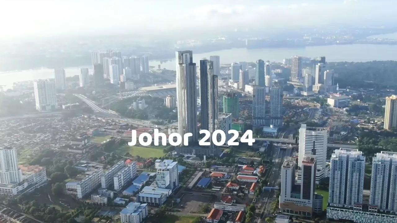 Johor Bahru city skyline
